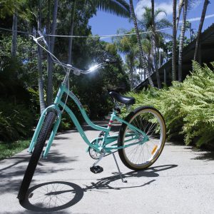 A bike from Woolshed Backpackers.