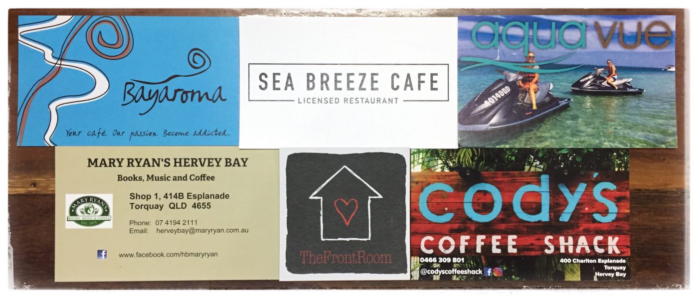 468E02EB-A2EE-4513-B44F-97D66D5303E5 Coffee shop cards from Hervey Bay